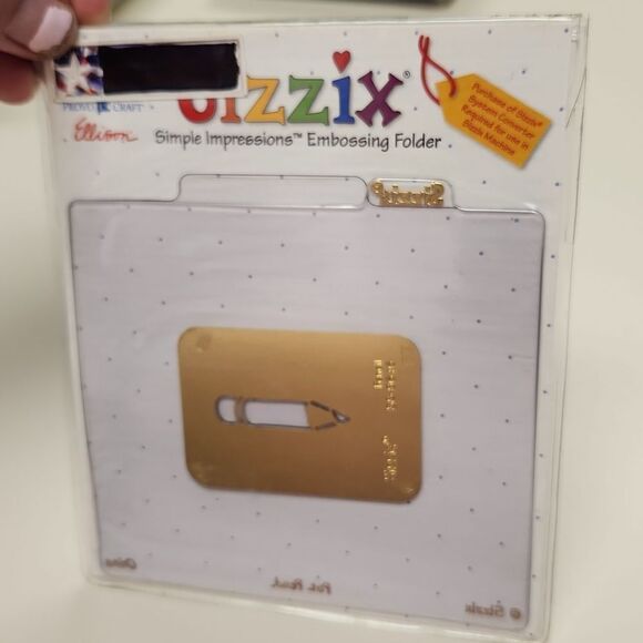 Sizzix Embossing Folder Pencil 38-9646 - Picture 2 of 3